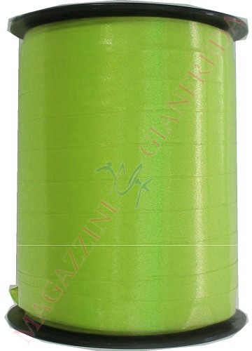 NASTRO PER FIOCCHI "6800 E-LINE" VERDE ACIDO mm. 9,5x250 mt.